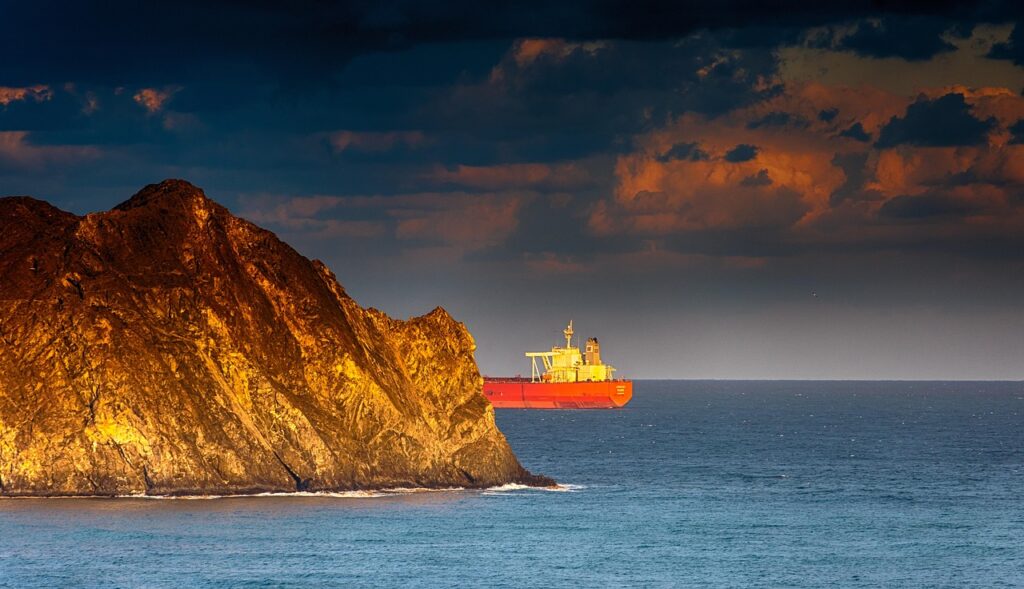 maritime chokepoint oil tanker