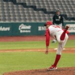 Matt Brash pitching