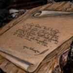 old manuscript with names