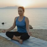 person doing yoga for pain relief