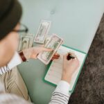 person managing budget