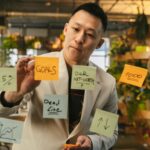 person planning future