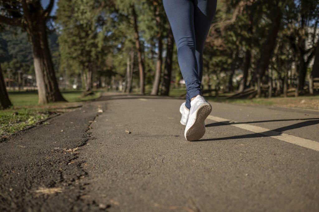 person planning healthy lifestyle