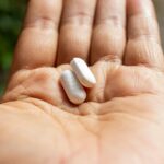 person taking many pills