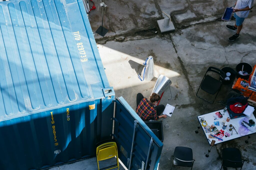 tv showrunner at work