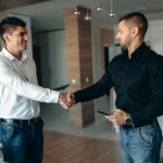 tech partnership handshake