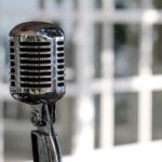 true crime podcast microphone
